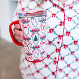 SWIG - Christmas Cameos Travel Mug 18oz-140 Gifts + Home-SWIG-July & June Women's Fashion Boutique Located in San Antonio, Texas