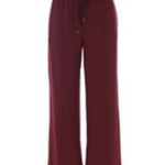 Soft Modal Lounge Pants - Wine - *PRE-ORDER*-300 Athleisure/Lounge-SKIES ARE BLUE-July & June Women's Fashion Boutique Located in San Antonio, Texas