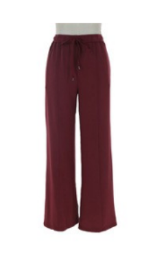 Soft Modal Lounge Pants - Wine - *PRE-ORDER*-300 Athleisure/Lounge-SKIES ARE BLUE-July & June Women's Fashion Boutique Located in San Antonio, Texas