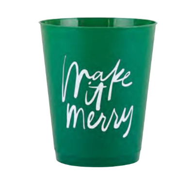 SLANT - 16oz Party Cups Make It Merry Party Cups-140 Gifts + Home-SLANT-July & June Women's Fashion Boutique Located in San Antonio, Texas
