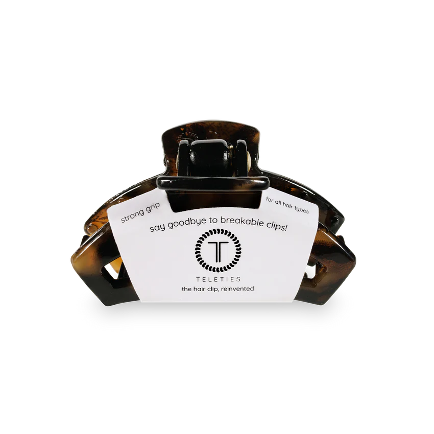 Teleties Hair Claws - Tiny - Open Tortoise-110 Jewelry & Hair-Teleties-July & June Women's Fashion Boutique Located in San Antonio, Texas
