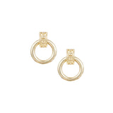 Natalie Wood - Enchanted Doorknocker Earrings in Gold-110 Jewelry & Hair-Natalie Wood-July & June Women's Fashion Boutique Located in San Antonio, Texas