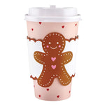 SLANT - Paper To Go Cups - Gingerbread Man-140 Gifts + Home-SLANT-July & June Women's Fashion Boutique Located in San Antonio, Texas