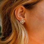 Natalie Wood - Bloom Stud Earrings in Gold-110 Jewelry & Hair-Natalie Wood-July & June Women's Fashion Boutique Located in San Antonio, Texas