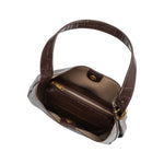 Stephanie Crocodile Shoulder Bag - Chocolate-130 Accessories-MELIE BIANCO-July & June Women's Fashion Boutique Located in San Antonio, Texas