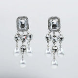 Treasure Jewels - Meant to Shine Statement Earrings - Clear-110 Jewelry & Hair-Treasure Jewels-July & June Women's Fashion Boutique Located in San Antonio, Texas