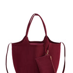 The Robbie Tote - Wine-130 ACCESSORIES-SHIRALEAH-July & June Women's Fashion Boutique Located in San Antonio, Texas