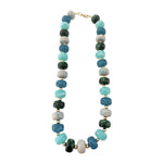 The Kenny Beaded Necklace - Blue Mix-110 Jewelry & Hair-Gemelli-July & June Women's Fashion Boutique Located in San Antonio, Texas