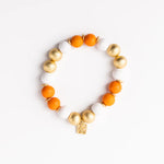 Michelle McDowell - Nori Bracelet - Orange & White-110 Jewelry & Hair-Michelle McDowell-July & June Women's Fashion Boutique Located in San Antonio, Texas