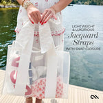 Case-Mate - Ivory Pearl Bow Jelly Tote Bag-130 Accessories-Casemate-July & June Women's Fashion Boutique Located in San Antonio, Texas