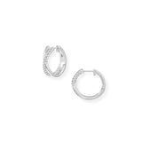 Natalie Wood - Legacy Mini Hoop Earrings in Silver-110 Jewelry & Hair-Natalie Wood-July & June Women's Fashion Boutique Located in San Antonio, Texas