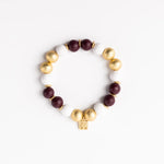 Michelle McDowell - Nori Bracelet - Maroon & White-110 Jewelry & Hair-Michelle McDowell-July & June Women's Fashion Boutique Located in San Antonio, Texas