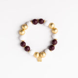 Michelle McDowell - Nori Bracelet - Maroon & White-110 Jewelry & Hair-Michelle McDowell-July & June Women's Fashion Boutique Located in San Antonio, Texas