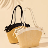 The Gina Tote Bag - Black-130 ACCESSORIES-SHIRALEAH-July & June Women's Fashion Boutique Located in San Antonio, Texas