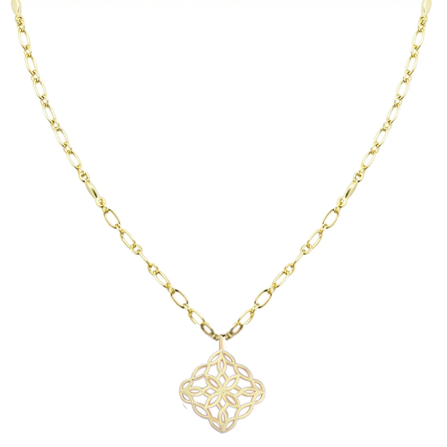 Natalie Wood - Bloom Drop Necklace in Gold-110 Jewelry & Hair-Natalie Wood-July & June Women's Fashion Boutique Located in San Antonio, Texas