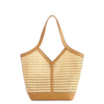 The Tosca Tote Bag - Tan-130 ACCESSORIES-SHIRALEAH-July & June Women's Fashion Boutique Located in San Antonio, Texas