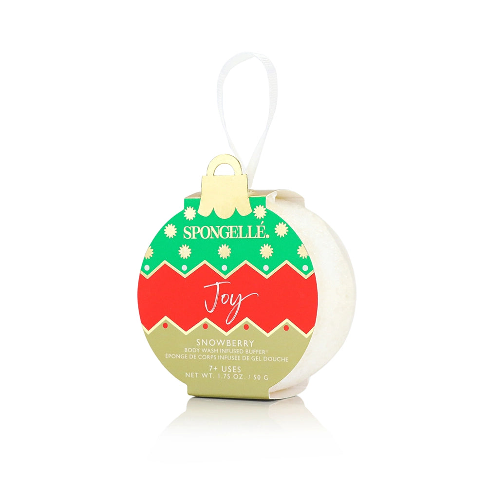 Spongellé - Holiday Ornament Body Buffer - 4 Scents-120 Apothecary-Spongellé-July & June Women's Fashion Boutique Located in San Antonio, Texas