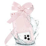 Casemate - Ballet Pink Bow Waterproof Floating Pouch-130 ACCESSORIES-Casemate-July & June Women's Fashion Boutique Located in San Antonio, Texas