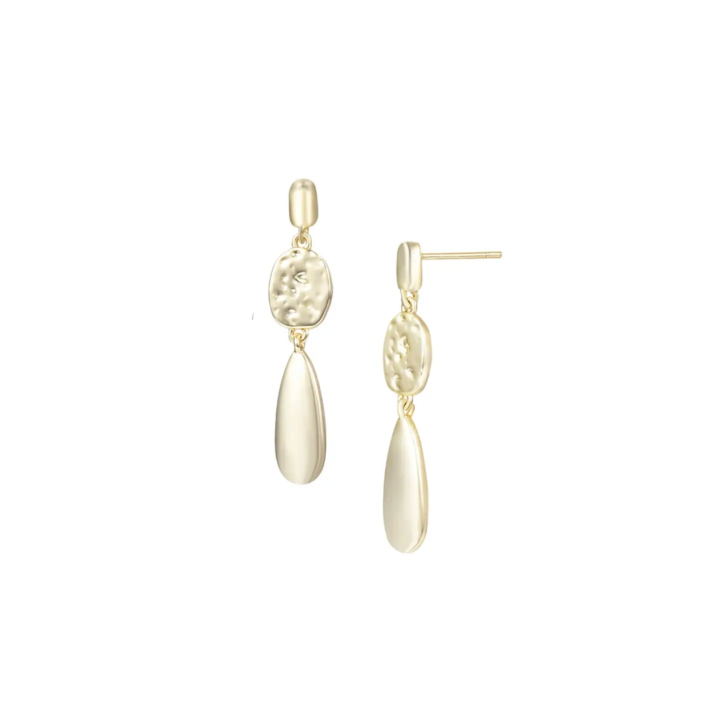 Natalie Wood - Horizon Mini Drop Earrings in Gold-110 Jewelry & Hair-Natalie Wood-July & June Women's Fashion Boutique Located in San Antonio, Texas