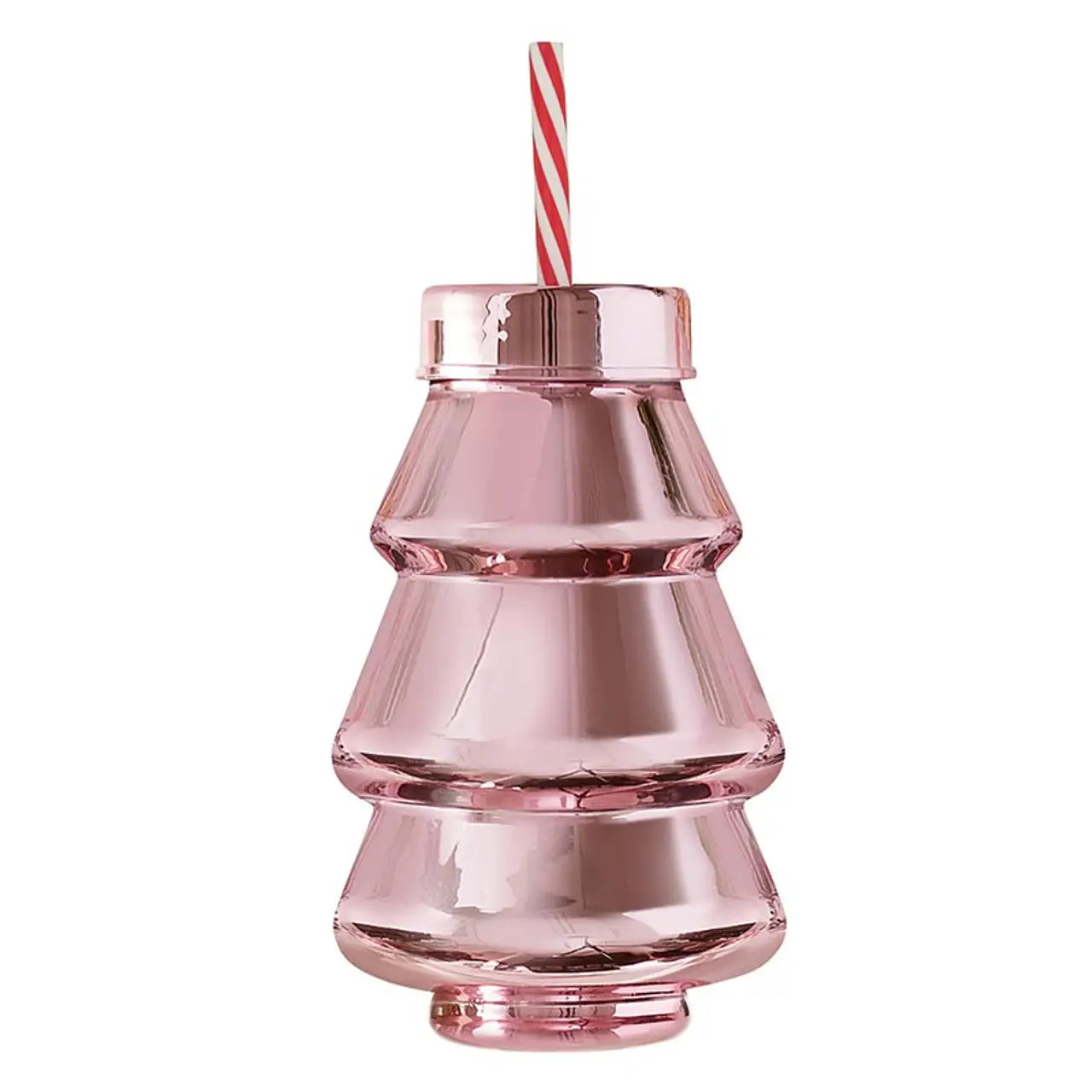 SLANT - Shaped Sipper - Christmas Tree - Blush-140 Gifts + Home-SLANT-July & June Women's Fashion Boutique Located in San Antonio, Texas