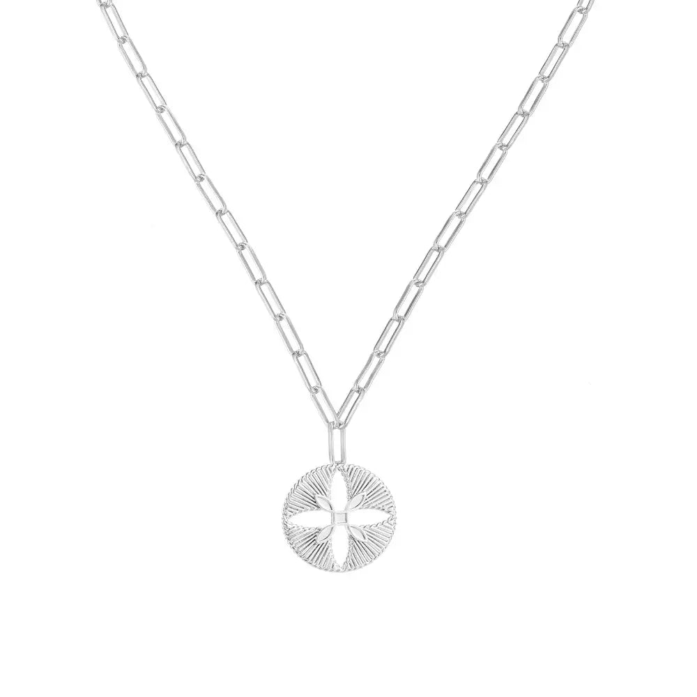 Natalie Wood - Sea Breeze Pendant Necklace in Silver-110 Jewelry & Hair-Natalie Wood-July & June Women's Fashion Boutique Located in San Antonio, Texas