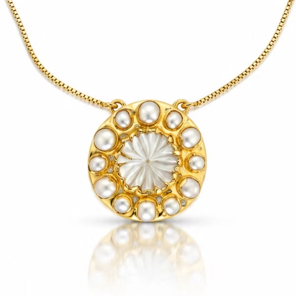 Easton Elle - Fleur Slip Necklace-110 Jewelry & Hair-Easton Elle-July & June Women's Fashion Boutique Located in San Antonio, Texas