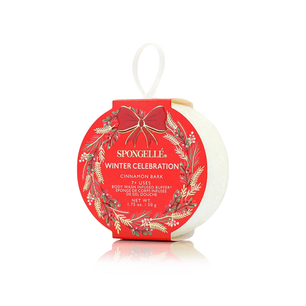 Spongellé - Holiday Wreath Body Buffer - 4 Scents-120 Apothecary-Spongellé-July & June Women's Fashion Boutique Located in San Antonio, Texas