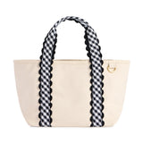Darling Gingham Mini Tote - Black-130 Accessories-SHIRALEAH-July & June Women's Fashion Boutique Located in San Antonio, Texas