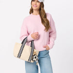 Darling Gingham Mini Tote - Black-130 Accessories-SHIRALEAH-July & June Women's Fashion Boutique Located in San Antonio, Texas