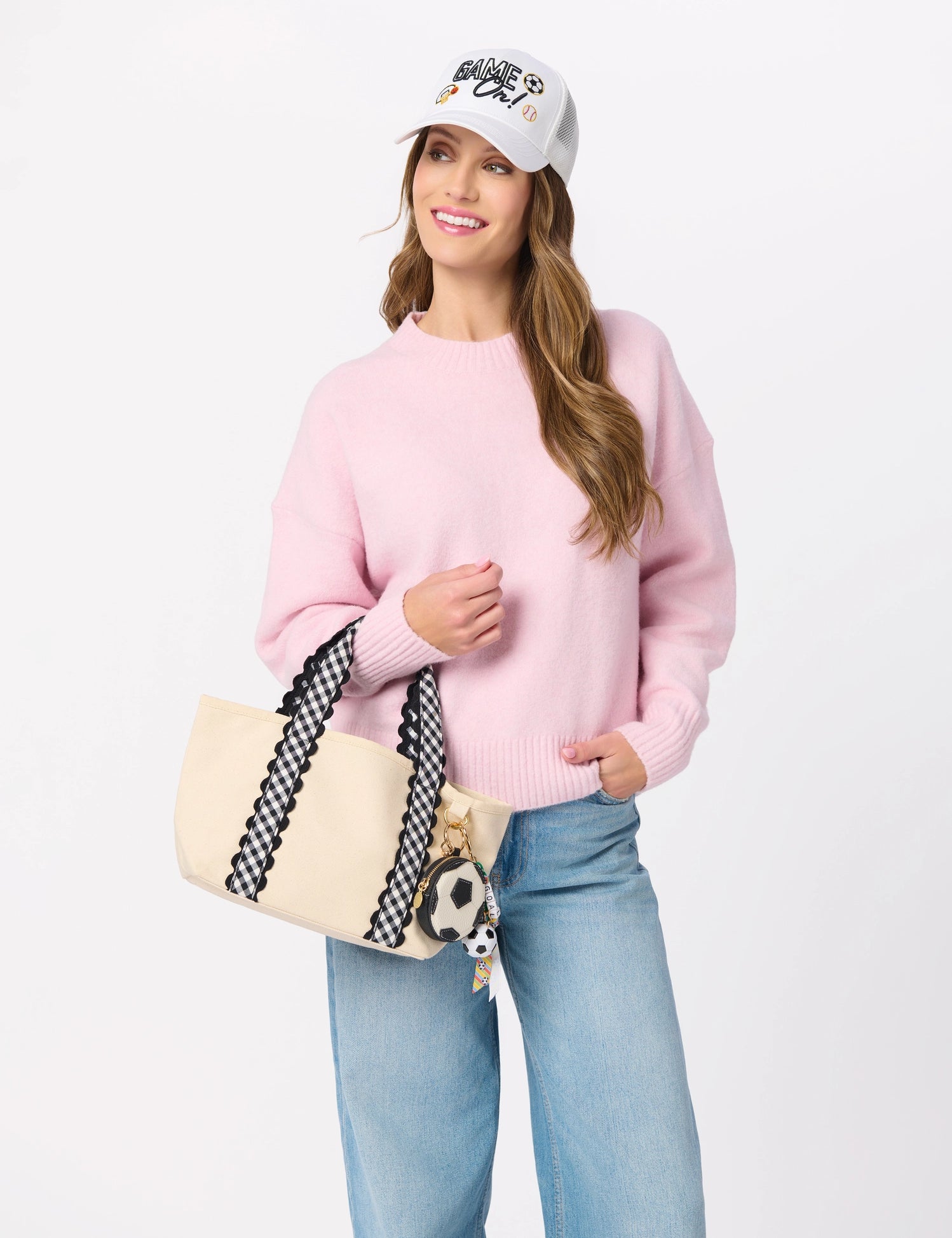 Darling Gingham Mini Tote - Black-130 Accessories-SHIRALEAH-July & June Women's Fashion Boutique Located in San Antonio, Texas