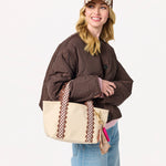 Darling Gingham Mini Tote - Brown-130 Accessories-SHIRALEAH-July & June Women's Fashion Boutique Located in San Antonio, Texas