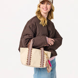 Darling Gingham Mini Tote - Brown-130 Accessories-SHIRALEAH-July & June Women's Fashion Boutique Located in San Antonio, Texas