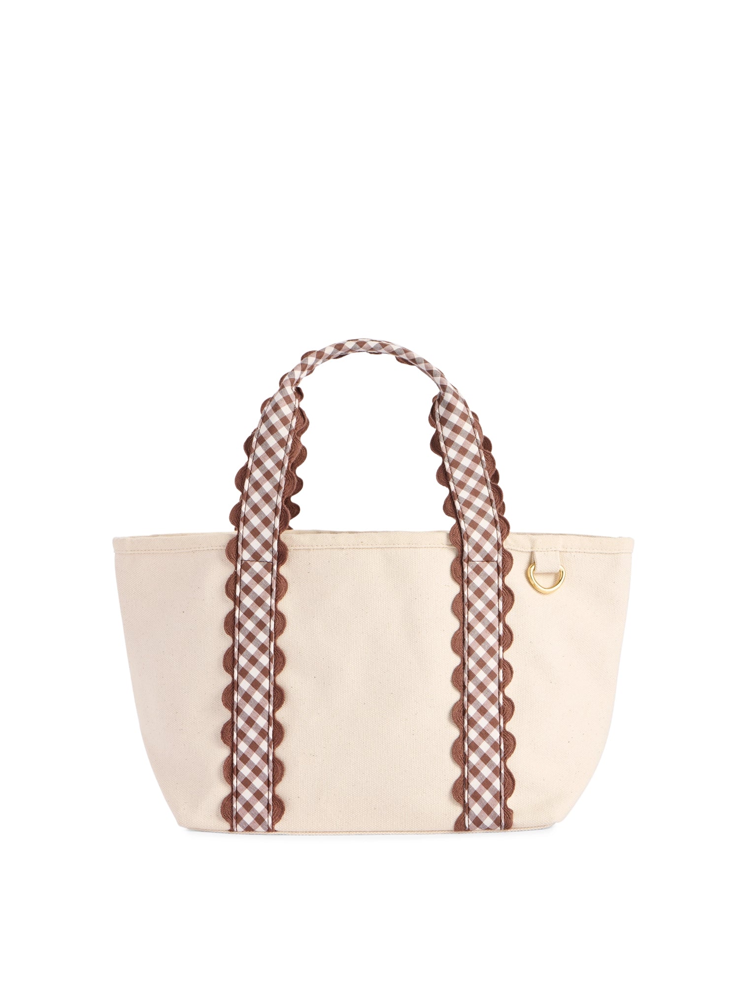 Darling Gingham Mini Tote - Brown-130 Accessories-SHIRALEAH-July & June Women's Fashion Boutique Located in San Antonio, Texas