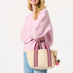 Darling Gingham Mini Tote - Maroon-130 Accessories-SHIRALEAH-July & June Women's Fashion Boutique Located in San Antonio, Texas