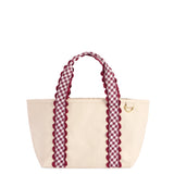 Darling Gingham Mini Tote - Maroon-130 Accessories-SHIRALEAH-July & June Women's Fashion Boutique Located in San Antonio, Texas