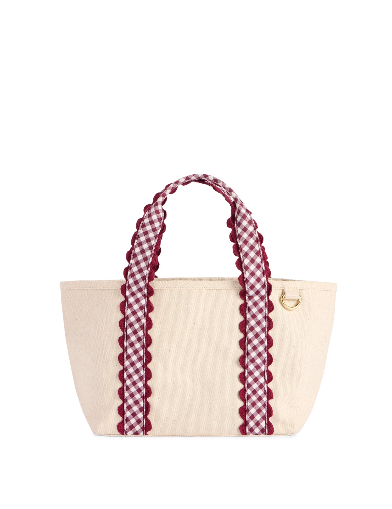 Darling Gingham Mini Tote - Maroon-130 Accessories-SHIRALEAH-July & June Women's Fashion Boutique Located in San Antonio, Texas