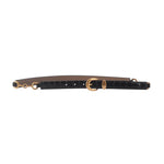Skinny Croco Belt - Black-130 ACCESSORIES-Most Wanted USA-July & June Women's Fashion Boutique Located in San Antonio, Texas