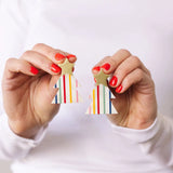 Sunshine Tienda - Rainbow Christmas Tree Earrings-110 Jewelry & Hair-Sunshine Tienda-July & June Women's Fashion Boutique Located in San Antonio, Texas
