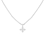 Natalie Wood - Shine Bright Cross Necklace - Silver-110 Jewelry & Hair-Natalie Wood-July & June Women's Fashion Boutique Located in San Antonio, Texas