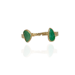 Easton Elle - Irregular Green Cuff-110 Jewelry & Hair-Easton Elle-July & June Women's Fashion Boutique Located in San Antonio, Texas