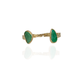 Easton Elle - Irregular Green Cuff-110 Jewelry & Hair-Easton Elle-July & June Women's Fashion Boutique Located in San Antonio, Texas