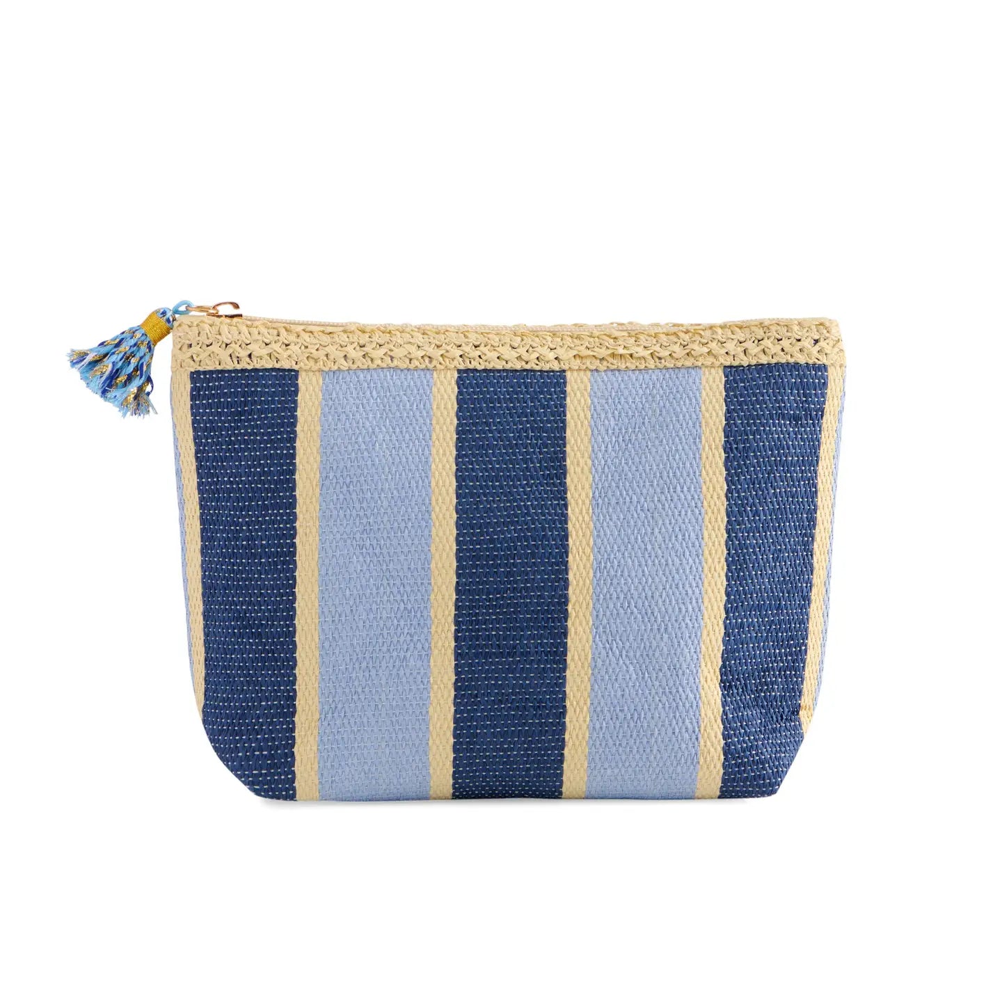 Capri Zip Pouch - Navy-140 Gifts + Home-SHIRALEAH-July & June Women's Fashion Boutique Located in San Antonio, Texas