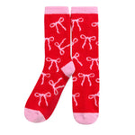 Red Bow Home Socks-140 Gifts + Home-SHIRALEAH-July & June Women's Fashion Boutique Located in San Antonio, Texas