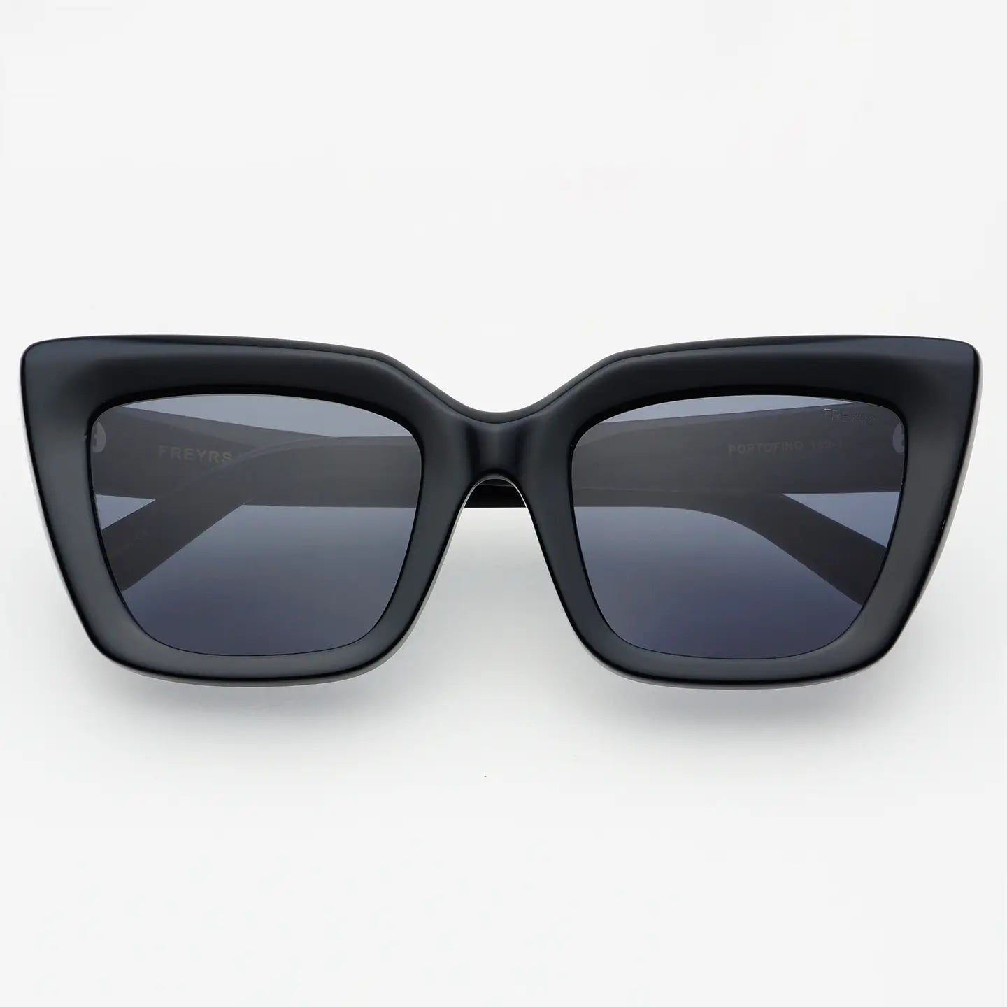 FREYRS - Portofino Acetate Oversized Cat Eye Sunglasses - Black-130 Accessories-FREYRS-July & June Women's Fashion Boutique Located in San Antonio, Texas