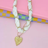 Treasure Jewels - Heart & Hustle Necklace-110 Jewelry & Hair-Treasure Jewels-July & June Women's Fashion Boutique Located in San Antonio, Texas