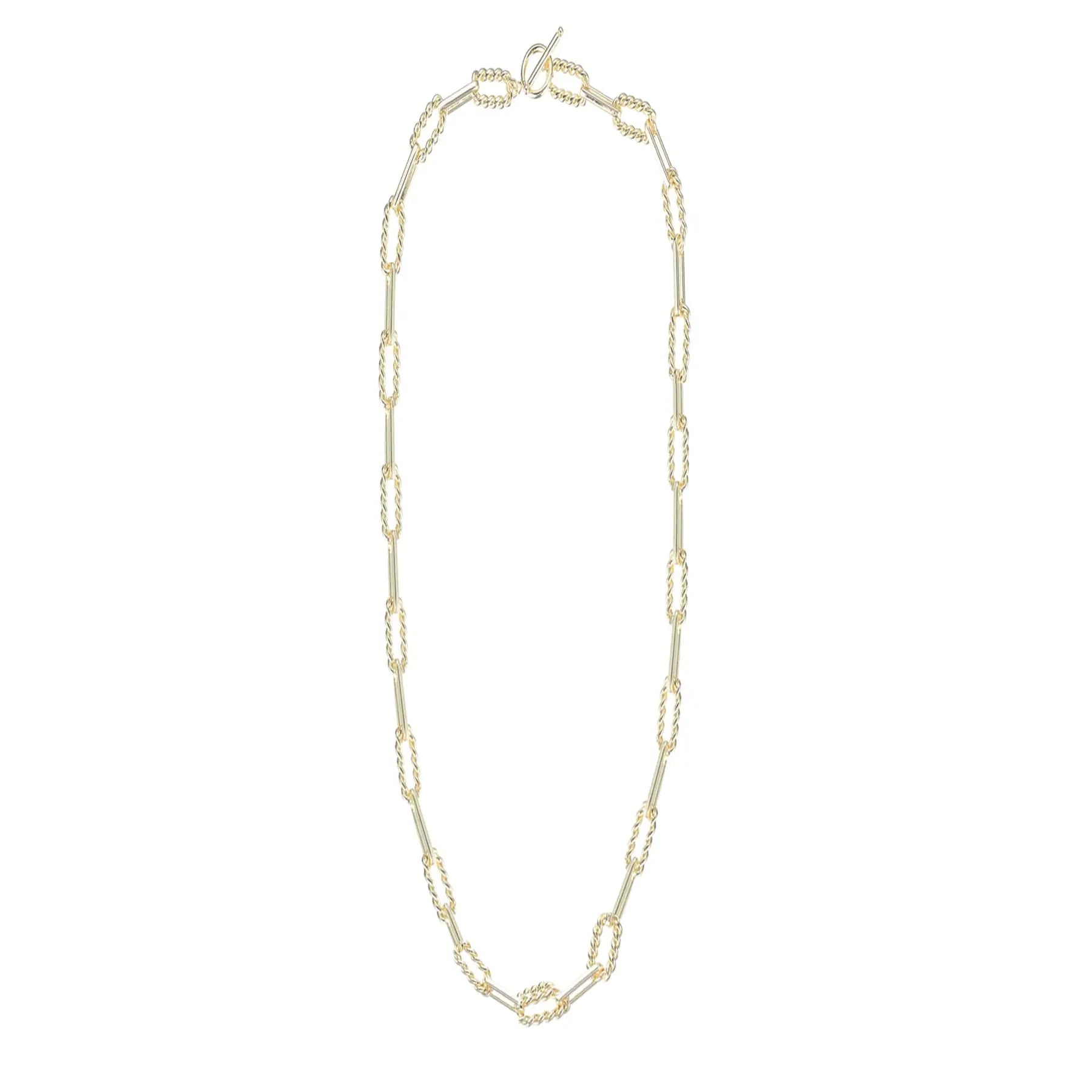 Natalie Wood - She's Spicy Mini Chain Link Necklaces in Gold-Natalie Wood-July & June Women's Fashion Boutique Located in San Antonio, Texas