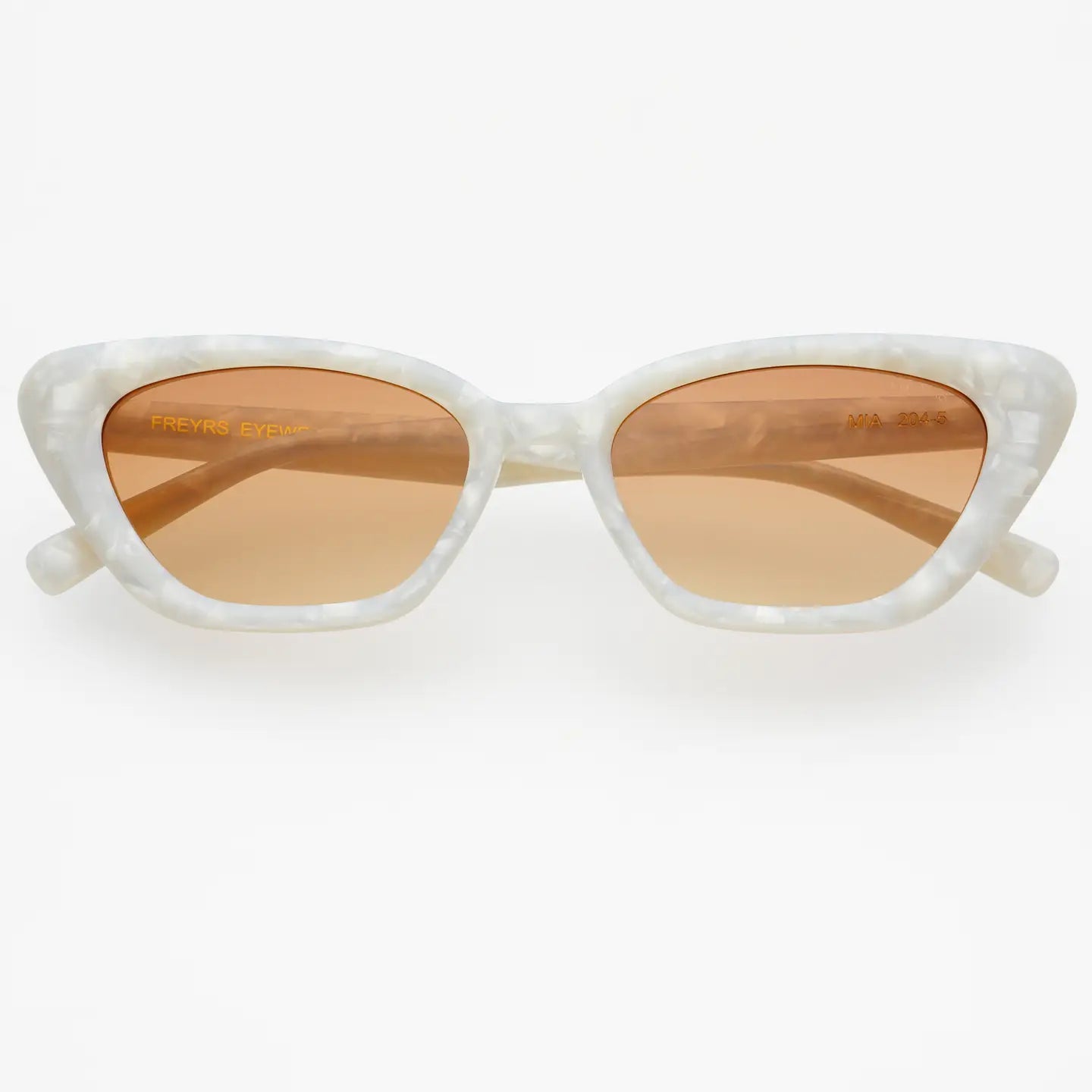FREYRS - Mia Acetate Cat Eye Womens Sunglasses - Pearl-130 Accessories-FREYRS-July & June Women's Fashion Boutique Located in San Antonio, Texas