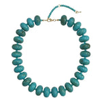 The Marlan Beaded Necklace - Turquoise-110 Jewelry & Hair-Gemelli-July & June Women's Fashion Boutique Located in San Antonio, Texas