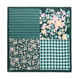 Floral Square Scarf - Green-130 ACCESSORIES-SHIRALEAH-July & June Women's Fashion Boutique Located in San Antonio, Texas