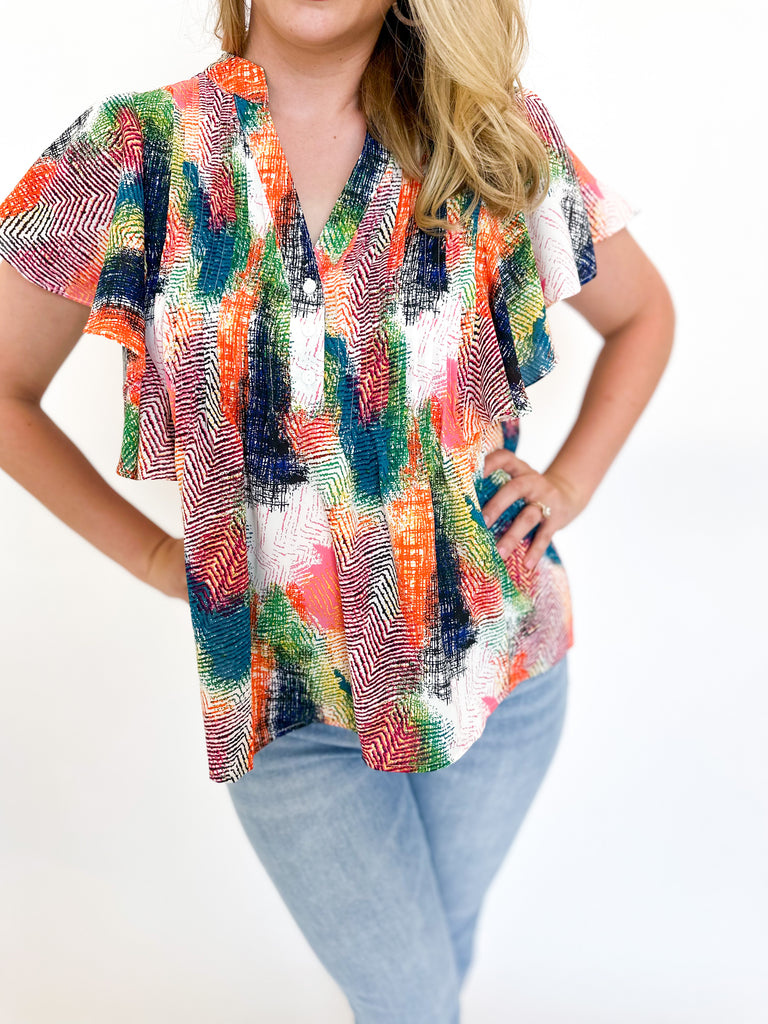 Feels Like Summer Blouse-200 Fashion Blouses-ENTRO-July & June Women's Boutique, Located in San Antonio, Texas